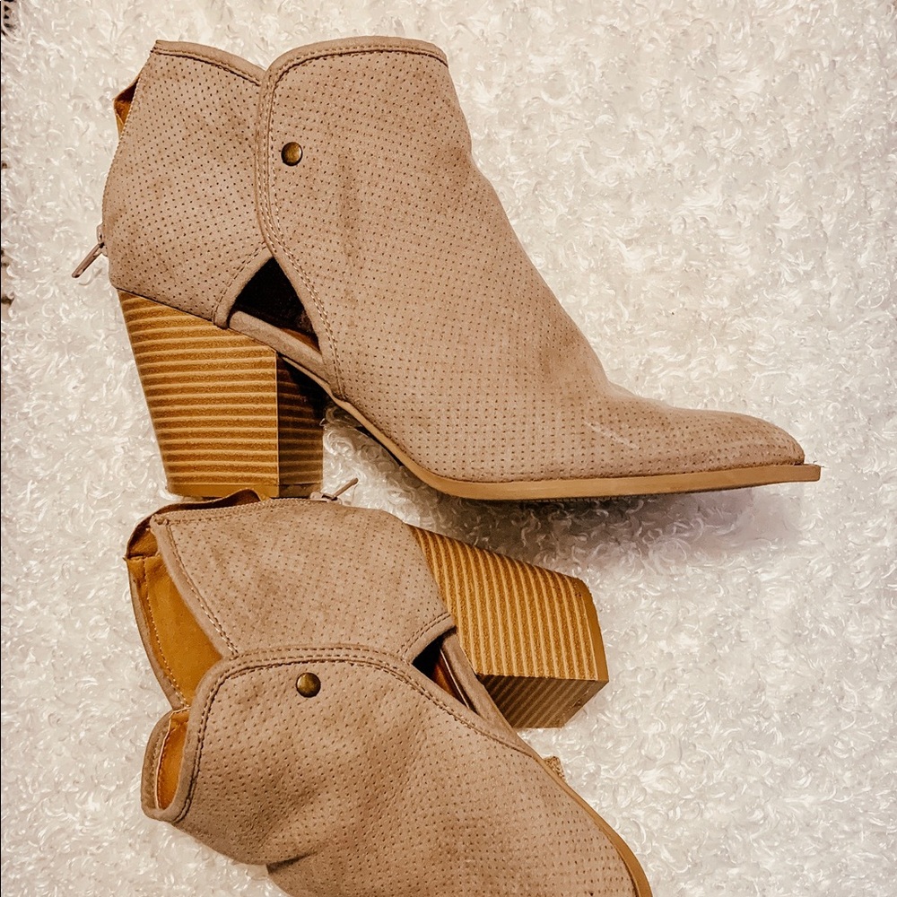 Tan Booties